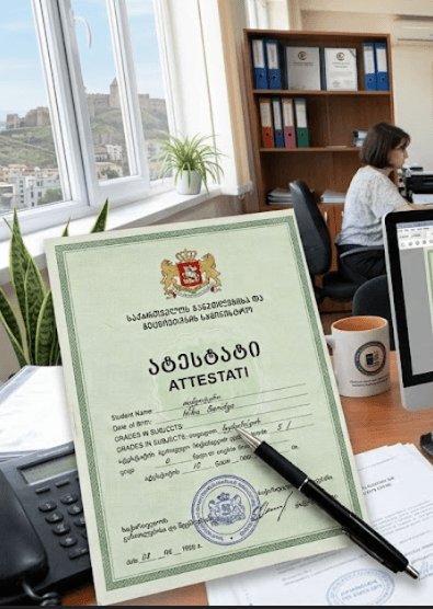 ატესტატი თარგმანი