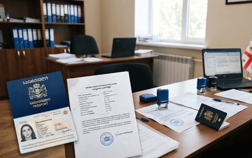 პასპორტის თარგმნა დამოწმება